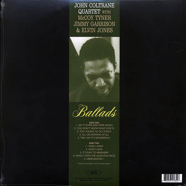 John Coltrane Quartet - Ballads (+2 bonus tracks) (180g)