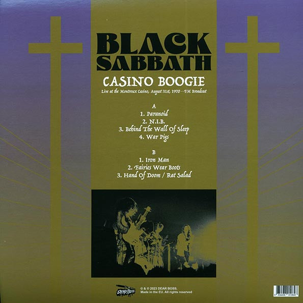 Black Sabbath - Casino Boogie: Live At The Montreux Casino, August 31st 1970 FM Broadcast (colored vinyl)