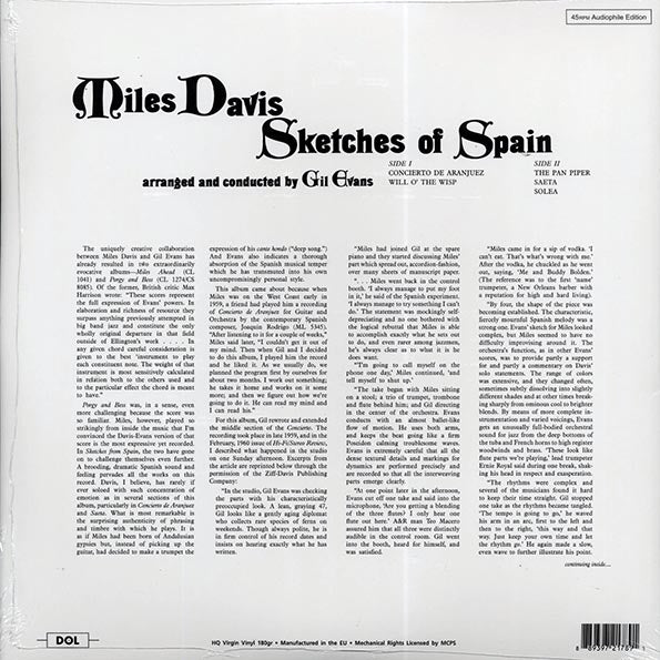 Miles Davis - Sketches Of Spain (180g)