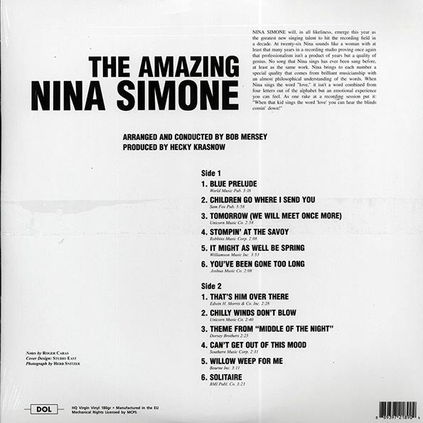 Nina Simone - The Amazing Nina Simone (180g)