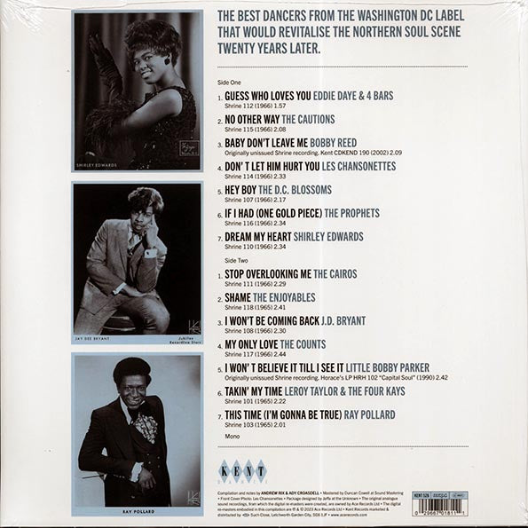 The Counts, Bobby Reed, The Cairos, Etc. - Shrine Northern: The 60s Rarest Dance Label (180g)