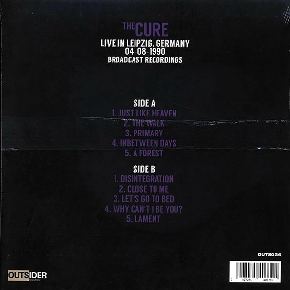 The Cure - A Lullaby In Leipzig Volume 2 (ltd. 500 copies made) (clear vinyl)