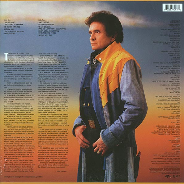 Johnny Cash - Johnny Cash Is Coming To Town (incl. mp3) (180g) (remastered)
