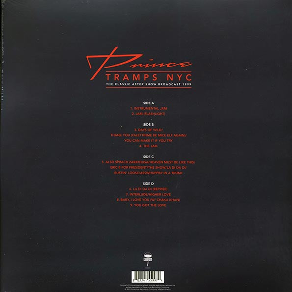 Prince - Prince Tramps NYC: The Classic After Show Broadcast 1999 (2xLP)