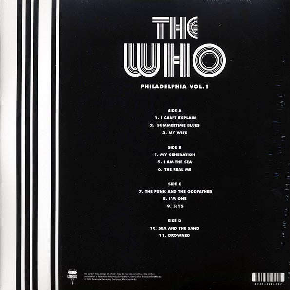 The Who - Philadelphia Volume 1: 1973 Broadcast Quadrophenia Tour (2xLP)