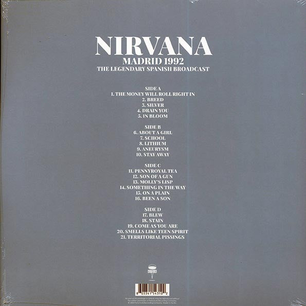 Nirvana - Madrid 1992: The Legendary Spanish Broadcast (ltd. ed.) (2xLP) (red vinyl)