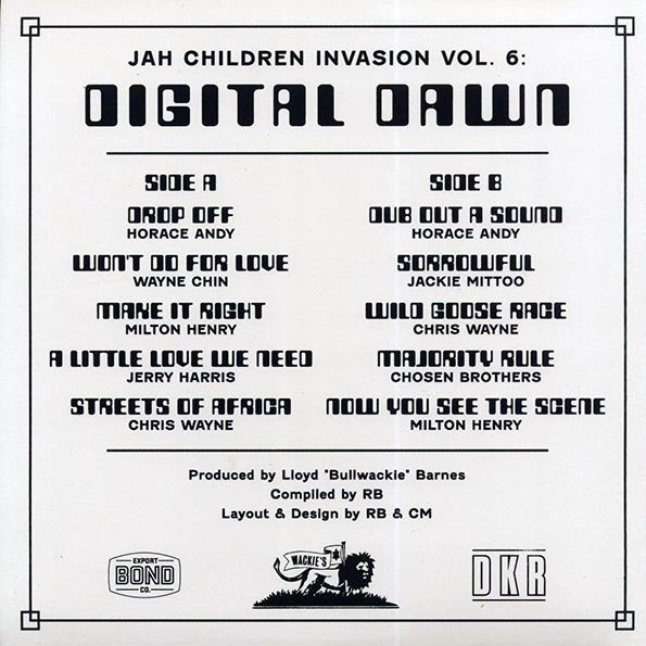 Horace Andy, Jackie Mittoo, Wayne Chin, Chosen Brothers, Milton Henry, Etc. - Jah Children Invasion Volume 6: Digital Dawn