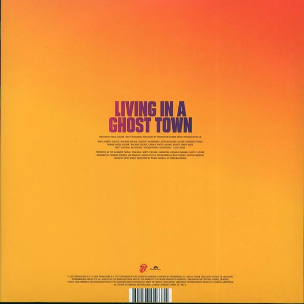 The Rolling Stones - Living In A Ghost Town (Single) (ltd. ed.) (10") (purple vinyl)
