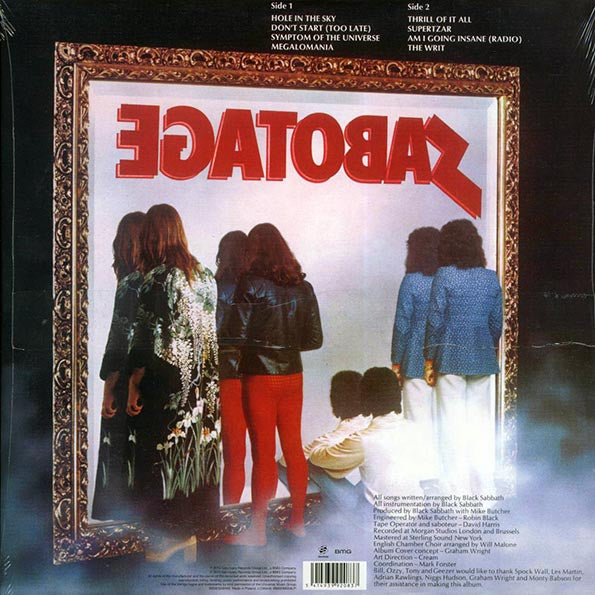 Black Sabbath - Sabotage (180g)