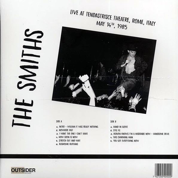 The Smiths - Rome, What Difference Does It Make? Live At Tendastrisce Theatre, Rome, May 14th 1985 (orange vinyl)