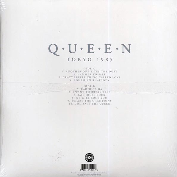 Queen - Tokyo 1985 Volume 2: The Classic Japanese Broadcast (ltd. ed.) (clear vinyl)