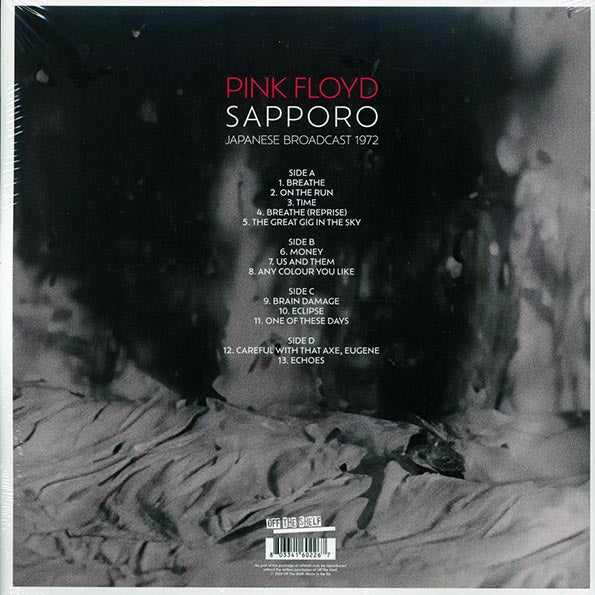 Pink Floyd - Sapparo: Japanese Broadcast 1972 (ltd. ed.) (2xLP) (clear vinyl)