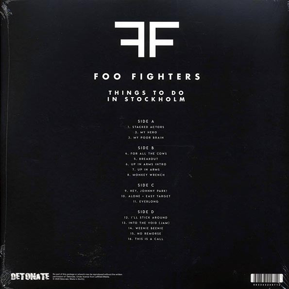 Foo Fighters - Things To Do In Stockholm (2xLP)
