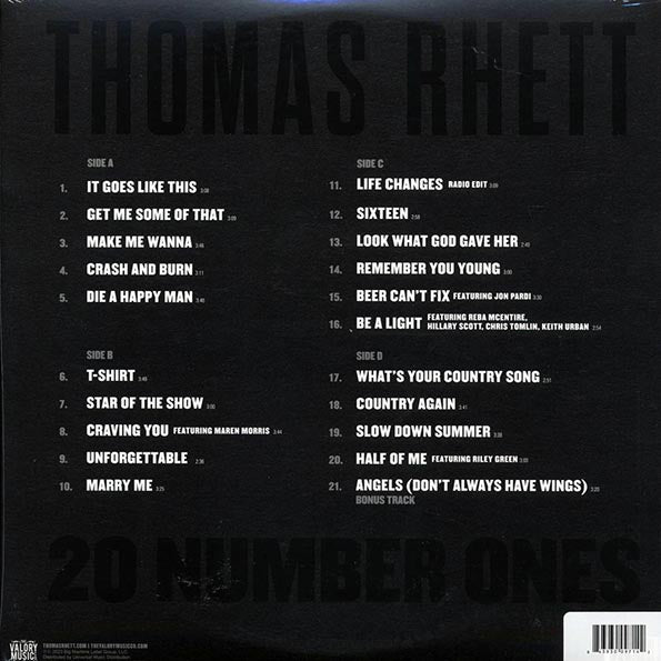 Thomas Rhett - 20 Number Ones (ltd. ed.) (2xLP) (gold vinyl)