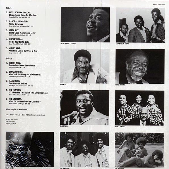 Isaac Hayes, Rufus Thomas, The Staple Singers, Albert King, Etc. - It's Christmas Time Again (1982 PRESS) (orig. press)