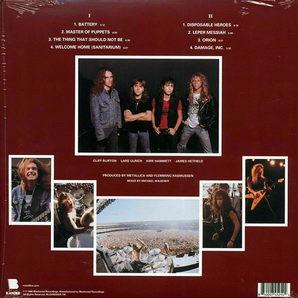 Metallica - Master Of Puppets (ltd. ed.) (remastered) (red vinyl)