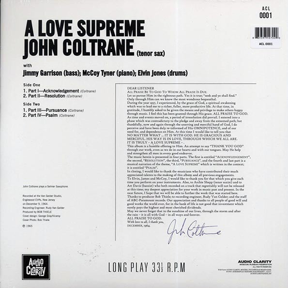 John Coltrane - A Love Supreme