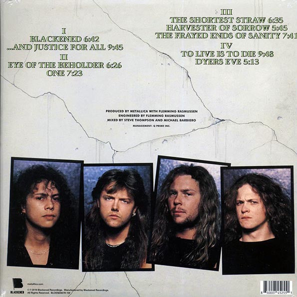 Metallica - And Justice For All (ltd. ed.) (2xLP) (180g) (green vinyl) (remastered)