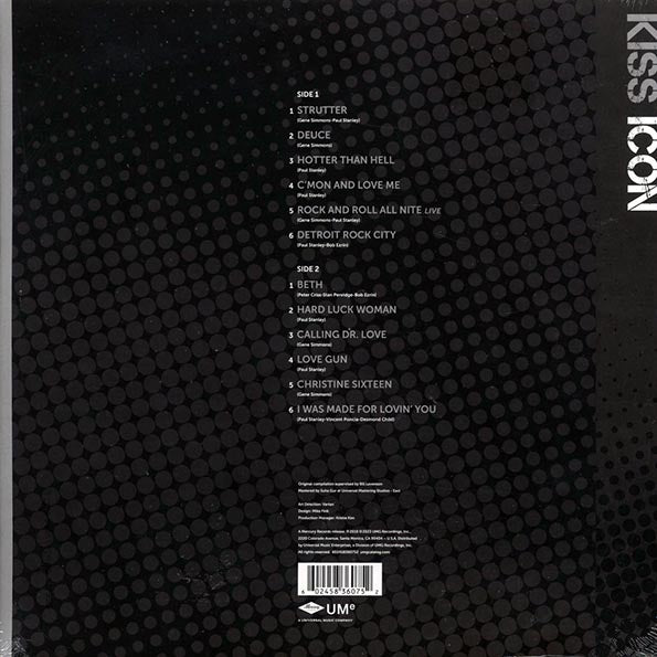 Kiss - Icon (silver/black vinyl)