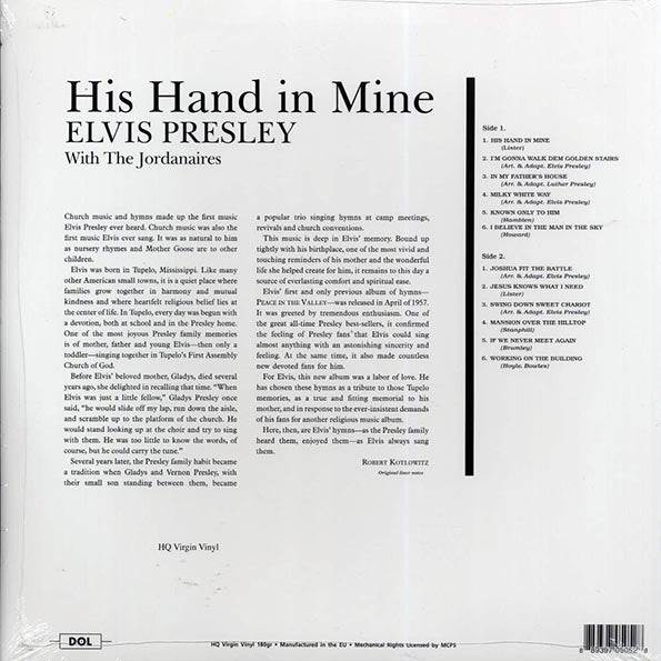 Elvis Presley - His Hand In Mine (colored vinyl)