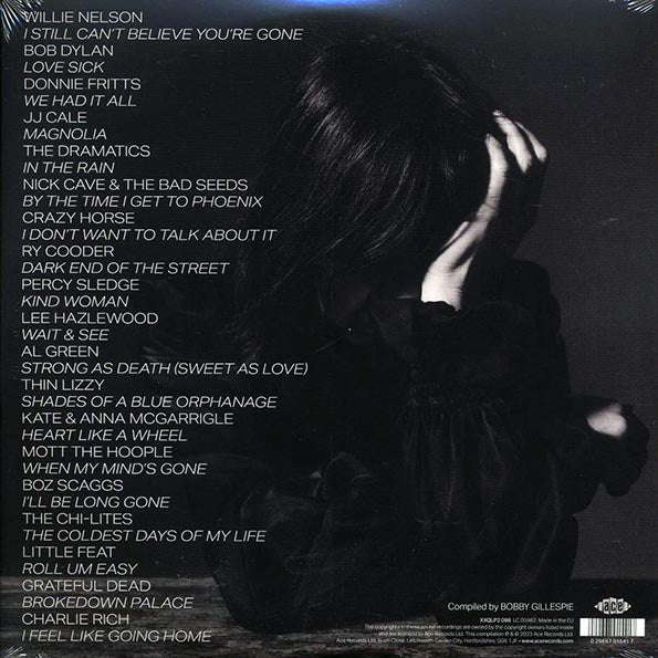 Ry Cooder, JJ Cale, Thin Lizzy, Little Feat, Bob Dylan, Willie Neslon, Lee Hazlewood, Etc. - Bobby Gillespie Presents: I Still Can't Believe You're Gone (2xLP)