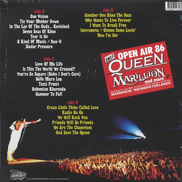 Queen - Reigns The World! Live In Mannheim 1986 (2xLP)