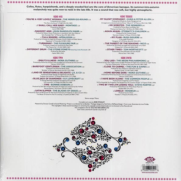 Nico, The Monkees, Montage, The Pleasure Fair, Etc. - American Baroque: Chamber Pop And Beyond 1967-1971 (2xLP)