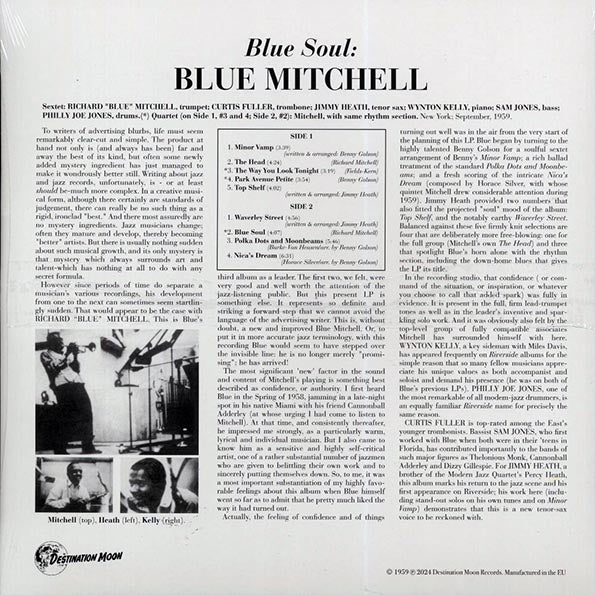 Blue Mitchell Sextet - Blue Soul (ltd. 500 copies made) (clear vinyl)