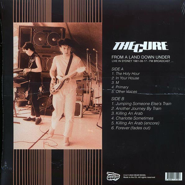 The Cure - From A Land Down Under: Live In Sydney 1981-08-17 FM Broadcast (ltd. 300 copies made) (splatter vinyl)