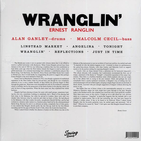 Ernest Ranglin - Wranglin' (clear vinyl)