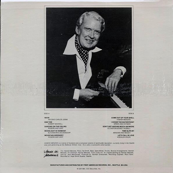 Hamish Menzies - Jazz Tracks (1980 FIRST PRESS) (orig. press)