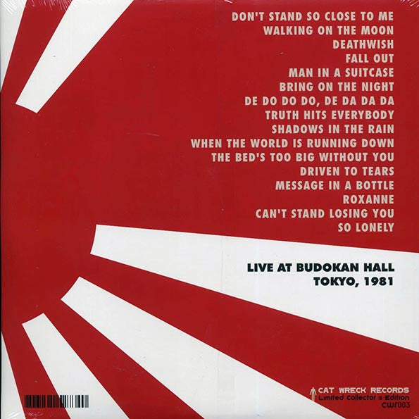 The Police - Budokan Hall, Tokyo, 1981 (2xLP)