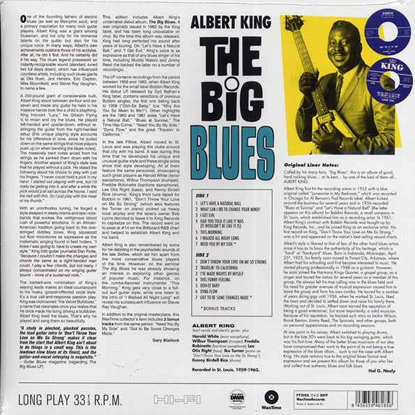 Albert King - The Big Blues (+2 bonus tracks) (ltd. ed.) (180g)