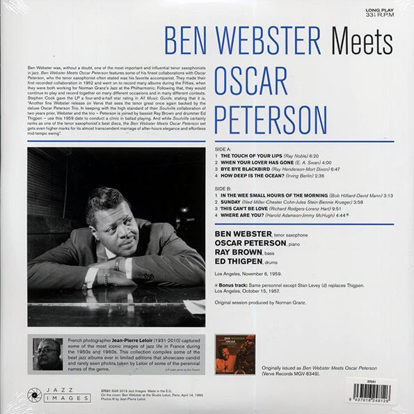 Ben Webster, Oscar Peterson - Ben Webster Meets Oscar Peterson (+bonus track) (ltd. ed.) (180g)