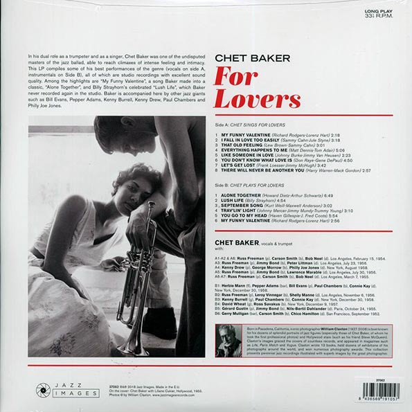 Chet Baker - For Lovers (ltd. ed.) (180g)