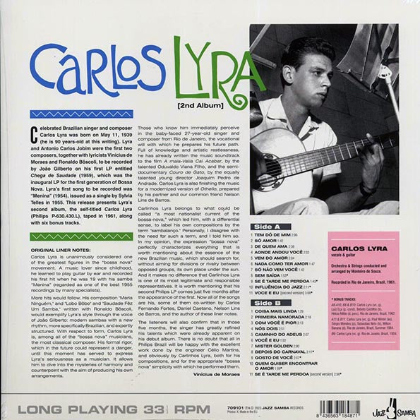 Carlos Lyra - Carlos Lyra (+8 bonus tracks) (ltd. ed.) (180g)