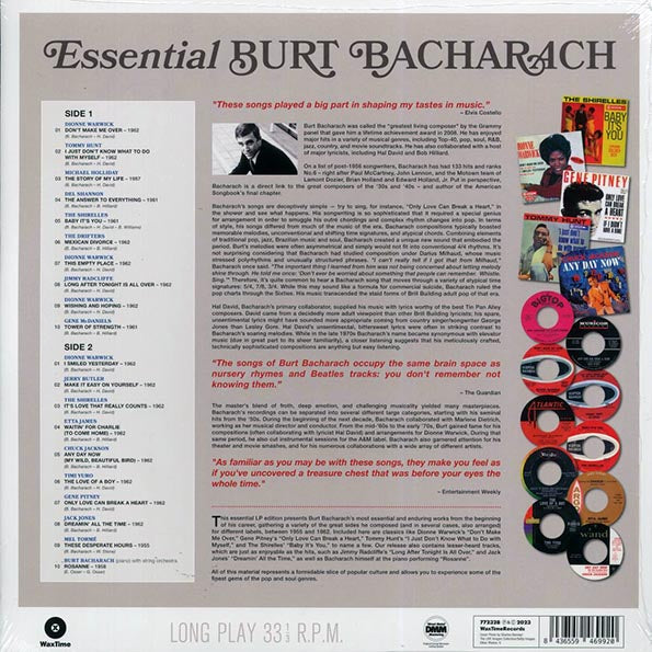 Burt Bacharach - Essential Burt Bacharach (ltd. ed.) (180g)