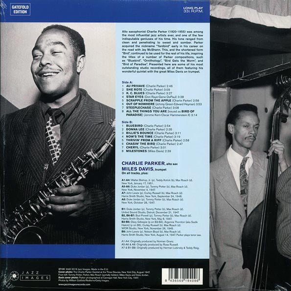 Charlie Parker Quintet, Miles Davis - Bluebird (ltd. ed.) (180g)