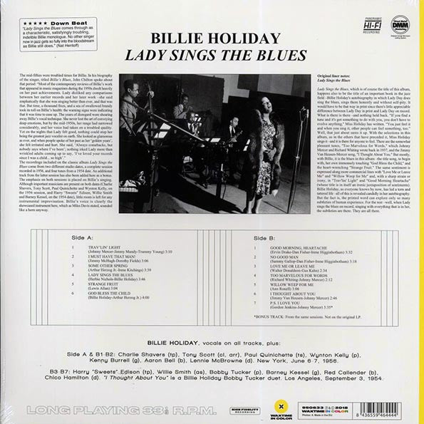 Billie Holiday - Lady Sings The Blues (+bonus track) (ltd. ed.) (180g) (yellow vinyl)