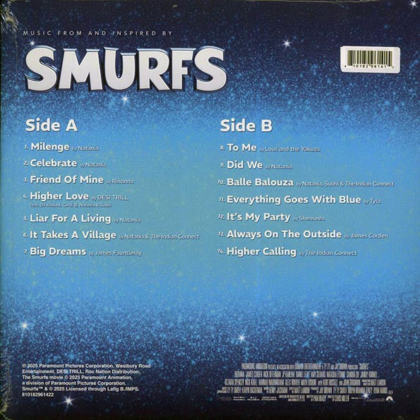 Rihanna, Natania, Indian Connect, Etc. - Music From And Inspired By Smurfs (ltd. ed.) (red vinyl)