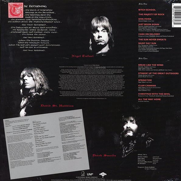 Spinal Tap - Break Like The Wind (180g)