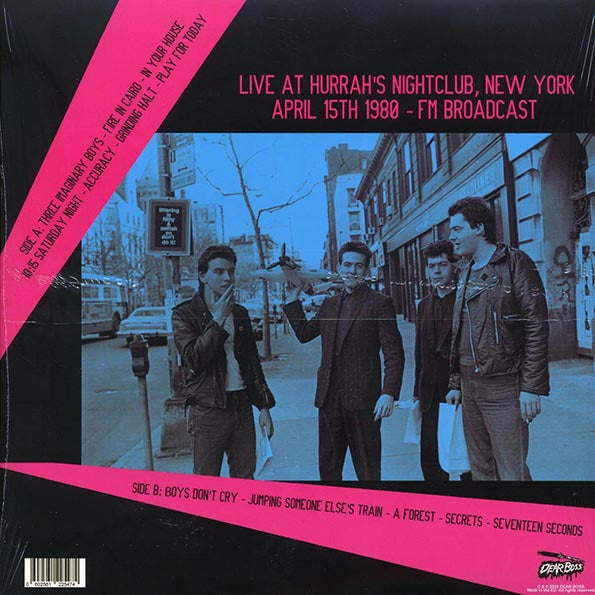 The Cure - Live At Hurrah's Nightclub, New York, April 15th 1980 (ltd. 300 copies made) (splatter vinyl)
