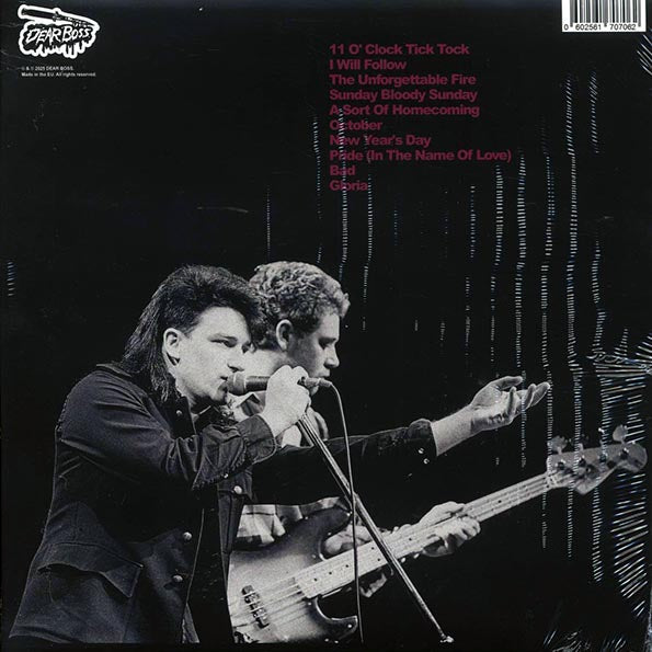 U2 - Bloody Bologna: Live At Teatro Tenda, Feb. 5 1985 (ltd. 300 copies made) (black marble)