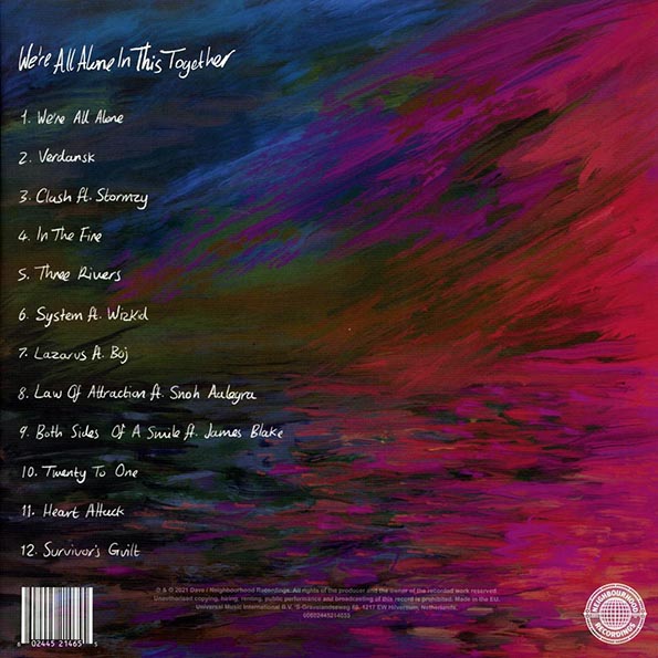Dave - We're All Alone In This Together (2xLP)
