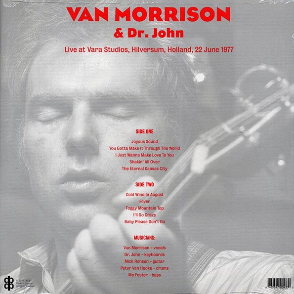 Van Morrison, Dr. John - Live At Vara Studios, Hilversum, Holland, 22 June 1977