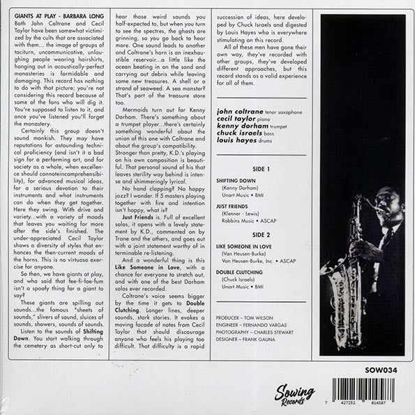 John Coltrane - Coltrane Time (clear vinyl)