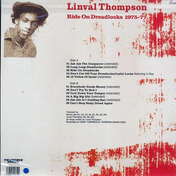 Linval Thompson - Ride On Dreadlocks 1975-77