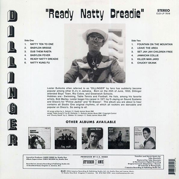 Dillinger - Ready Natty Dreadie (ltd. ed.) (yellow vinyl)