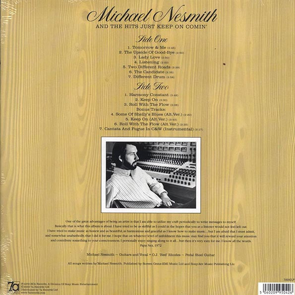 Michael Nesmith - And The Hits Just Keep On Comin' (50th Anniv. Ed.) (+4 bonus tracks) (180g) (remastered) (colored vinyl)