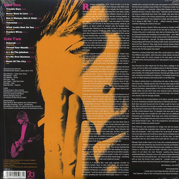 Dave Edmunds - Trax On Wax 4 (180g) (remastered) (yellow vinyl)
